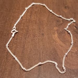 STERLING SILVER ANKLET